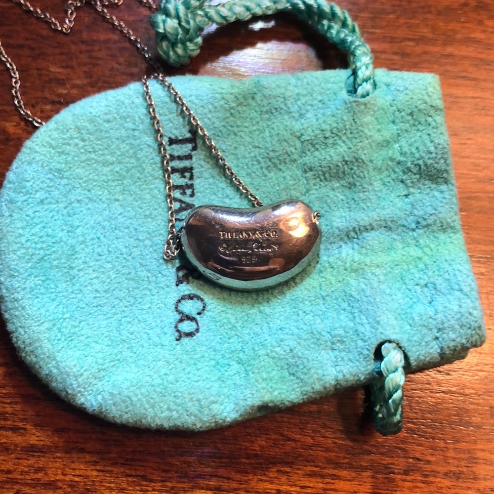 Tiffany & Co. Bean Design Pendant Necklace